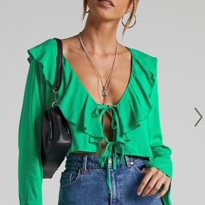 Showpo Rumina Top in Green